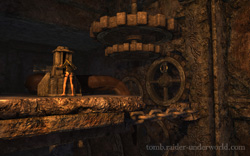 Tomb Raider Underworld Screenshot Nifleheim Kraken around wheels